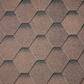 Битумная черепица IKO Superglass Hex Dual Brown ultra