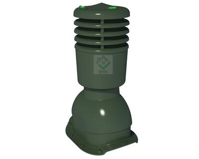 Вентиляционный выход для металлочерепицы Krono-Plast/125 KBRO 6020