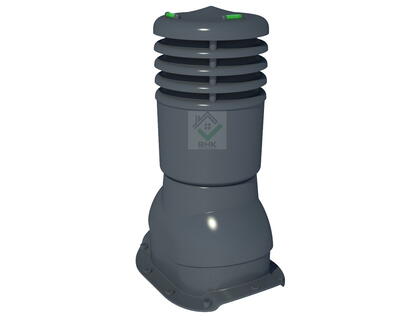 Вентиляционный выход для металлочерепицы Krono-Plast/150 KBRO-7024