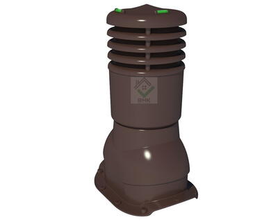 Вентиляционный выход для металлочерепицы Krono-Plast/150 KBRO 8019