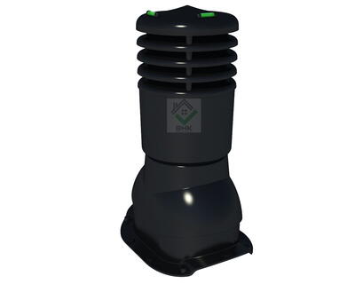 Вентиляционный выход для металлочерепицы Krono-Plast/150 KBRO 9005