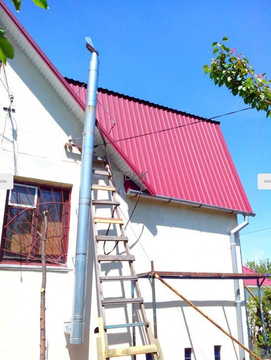 Заміна старого покриття на покрівельний профнастил Київ