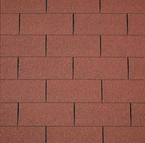 Битумная черепица IKO Superglass™-3TAB Tile Red
