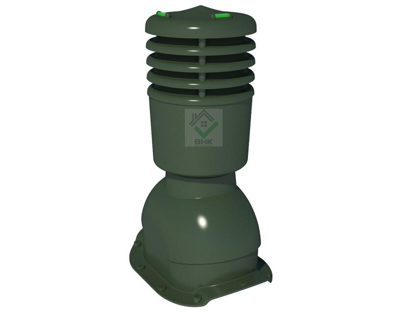 Вентиляционный выход для металлочерепицы Krono-Plast/125 KBRO 6020