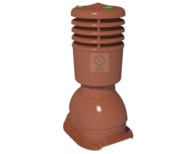Вентиляционный выход для металлочерепицы Krono-Plast/125 KBRO 8004