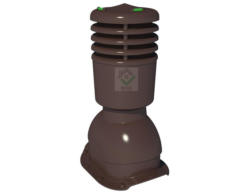Вентиляционный выход для металлочерепицы Krono-Plast/125 KBRO 8019