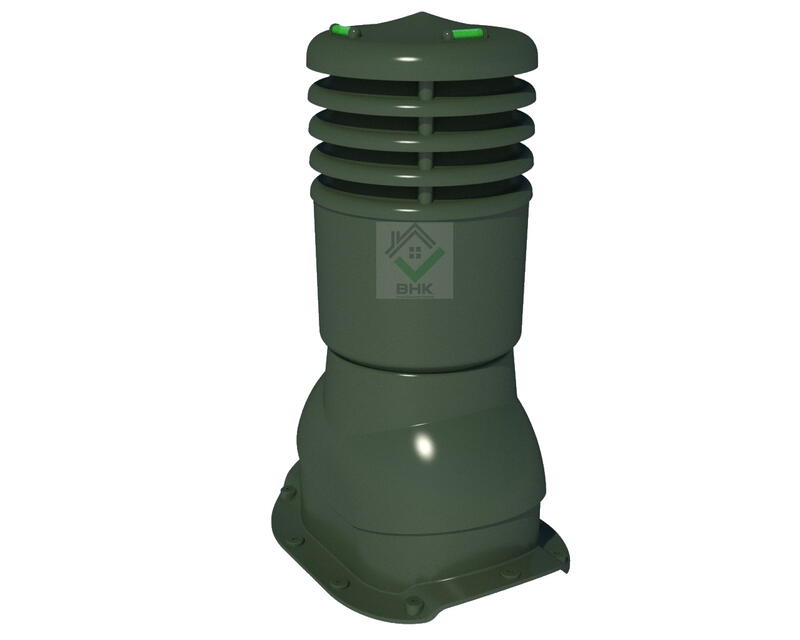 Вентиляционный выход для металлочерепицы Krono-Plast/150 KBRO 6020