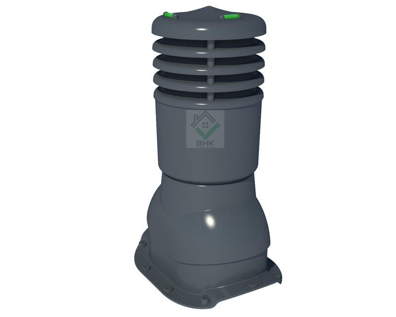 Вентиляционный выход для металлочерепицы Krono-Plast/150 KBRO-7024