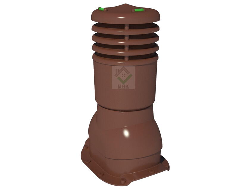 Вентиляционный выход для металлочерепицы Krono-Plast/150 KBRO 8017