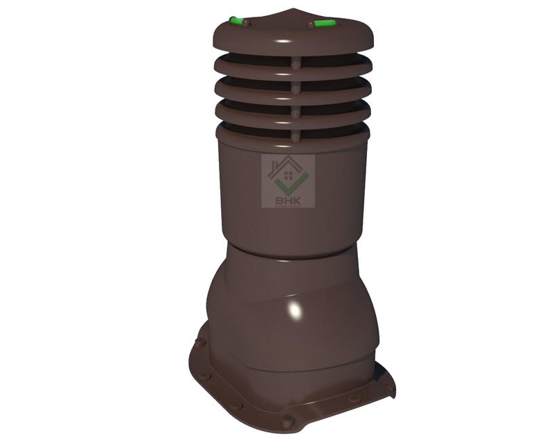 Вентиляционный выход для металлочерепицы Krono-Plast/150 KBRO 8019