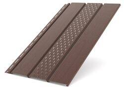 Софит Welltech коричневый перфорированный