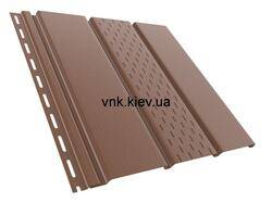 Софіт Welltech (Велтеч) коричневий перфорований