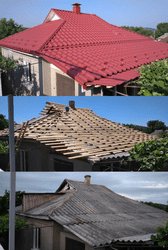 Заміна старого покриття шиферу на металочерепицю